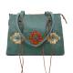 American West Navajo Soul Zip Top Tote With Secret Compartment
