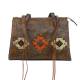 American West Navajo Soul Zip Top Tote With Secret Compartment
