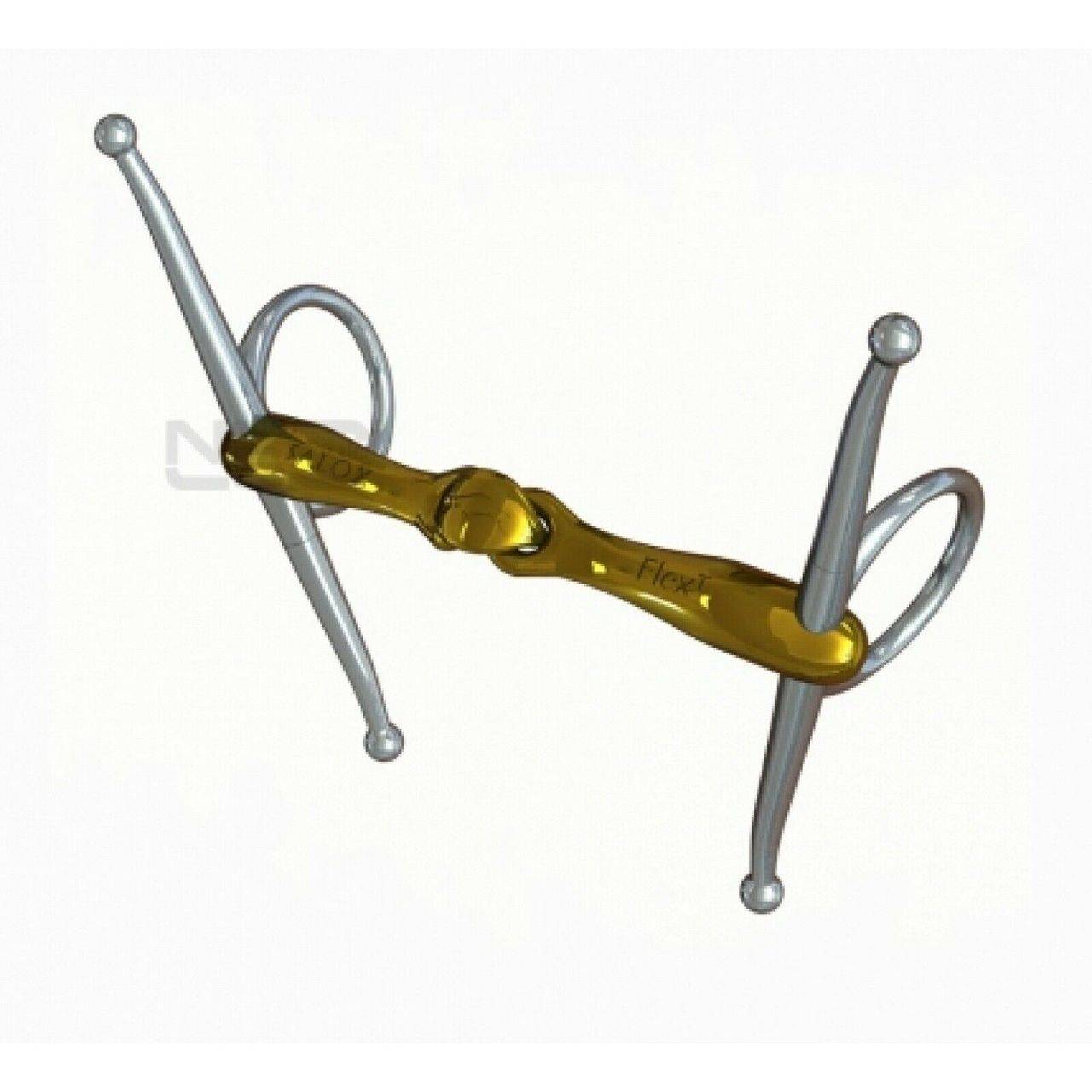 7011-FC-L-16-TT Neue Schule Turtle Tactio Flex Full Cheek Bit - 16 sku 7011-FC-L-16-TT