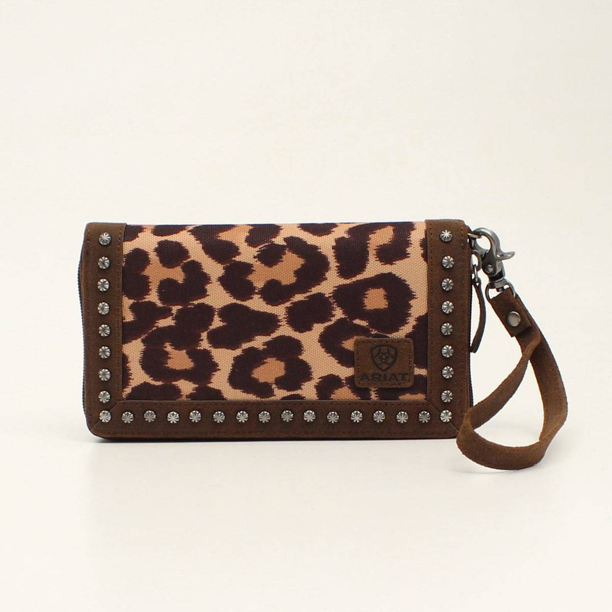 leopard print clutch purse