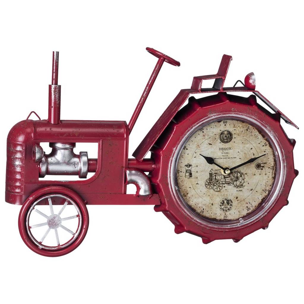 Gift Corral Tractor Table Top Clock