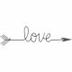 Gift Corral Love Arrow Wall Hanging