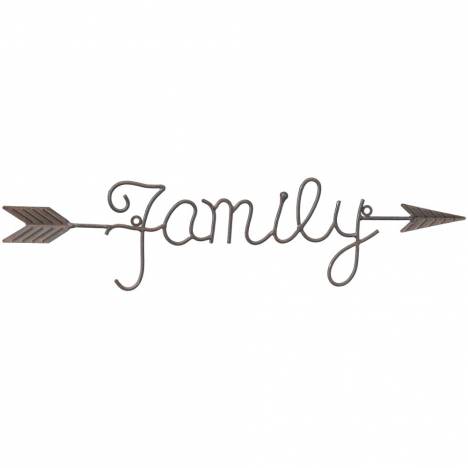 Gift Corral Family Arrow Wall Hanging