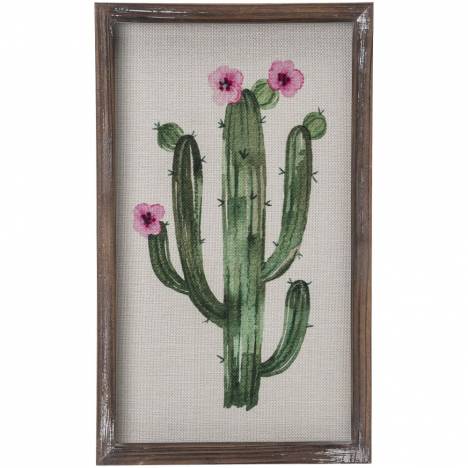 Gift Corral Floral Cactus Wall Canvas