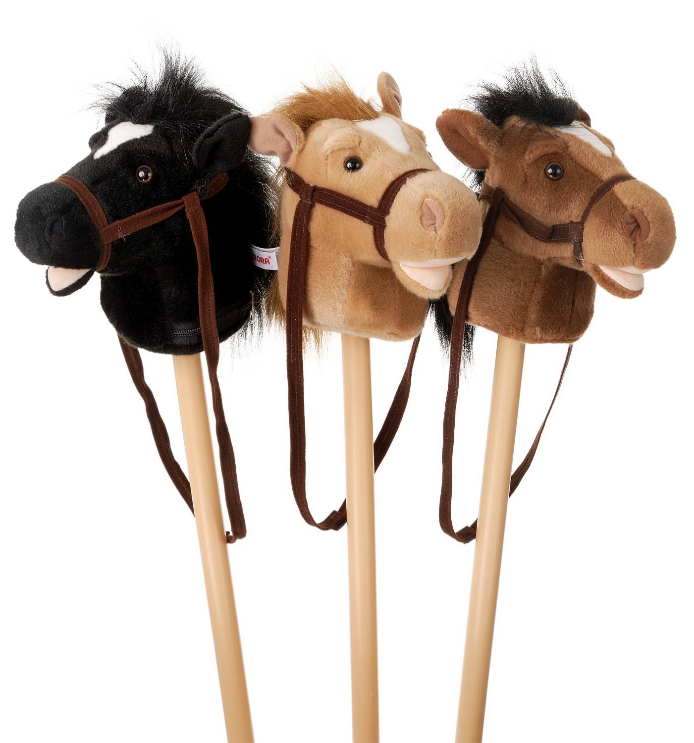 Plush cheap stick horse