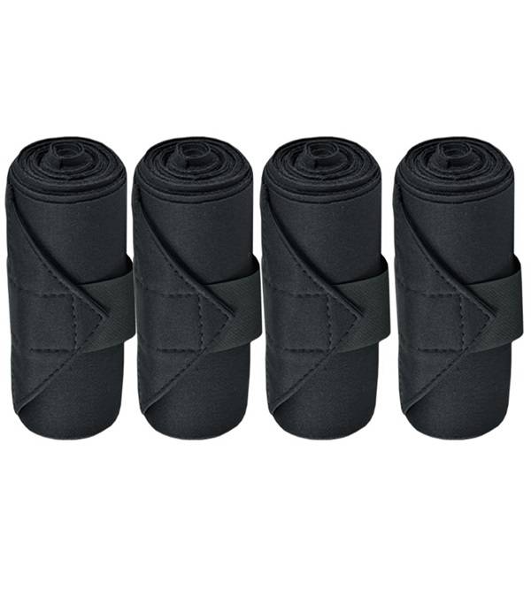 2099-BK 16 ft. Standing Wraps for Horse, Black