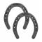 Diamond Plain Hind Horseshoes - Sold in Pairs