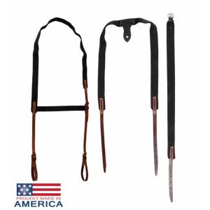 Feather-Weight Leather Replacement Suspender Set for Elbow Boots