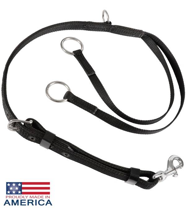 FW3022-2RG Feather-Weight Two Ring Nylon Martingale sku FW3022-2RG