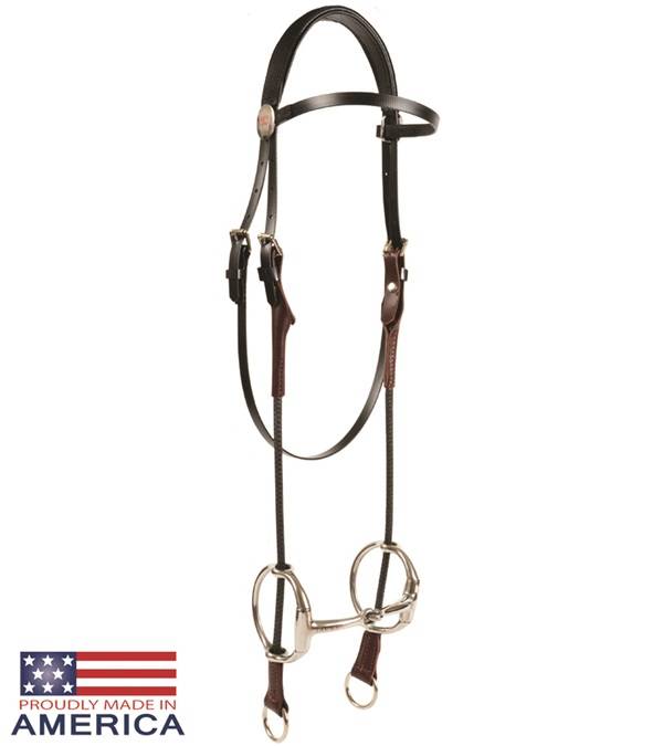 FW3026 Feather-Weight Gag Bridle sku FW3026