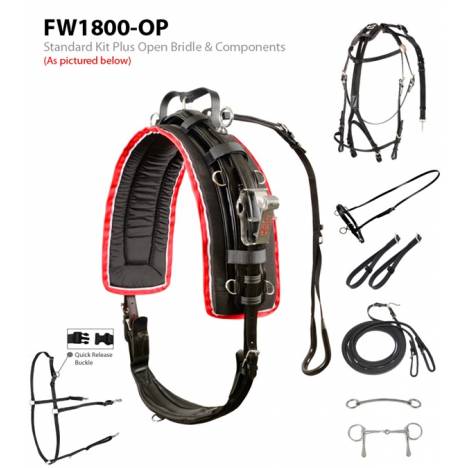 Feather-Weight Synthetic Standard Race Harness