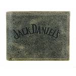 Jack Daniel's Mens Charcoal Collection Billfold Wallet