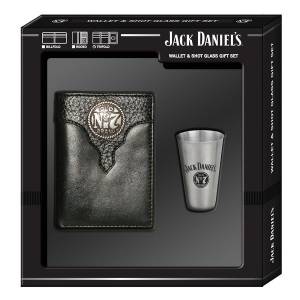 Jack Daniel's Wallet & Shot Glass Gift Set Assortment