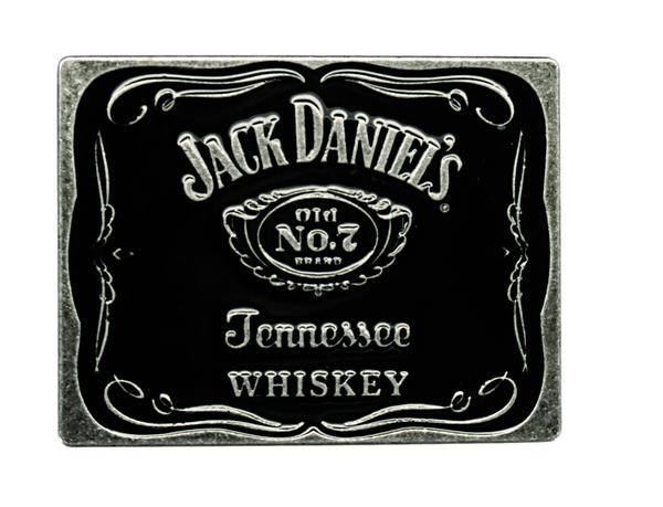 Jack Daniel's Square Old No.7 Bottle Logo Buckle