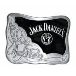 Jack Daniel's Wavy Rectangle Filigree Belt Buckle