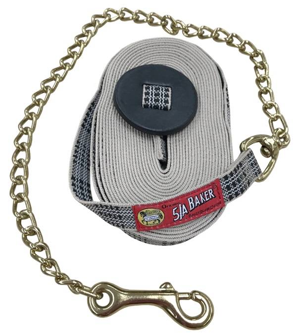 Baker Lunge Line with 30" Brass Plated Chain