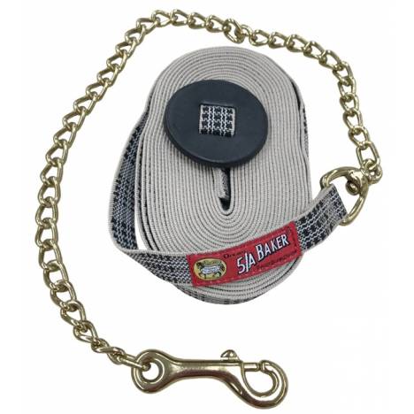 Baker Lunge Line with 30" Brass Plated Chain