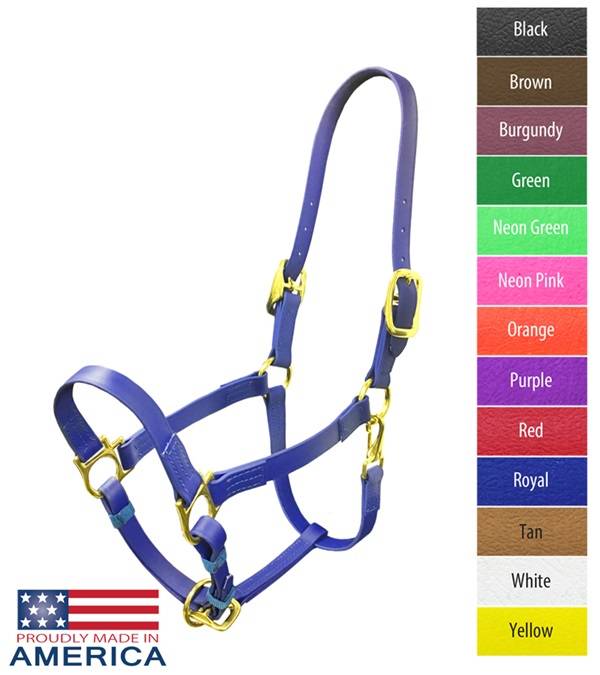 Feather-Weight Beta Double Buckle Adjustable Chin Halter