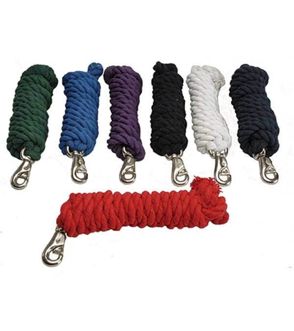Jacks Cotton Lead Rope with Bull Snap