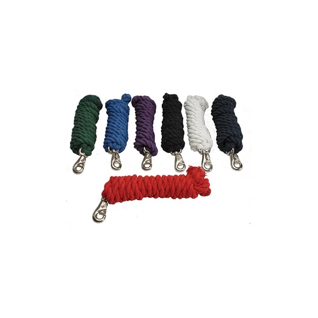 Jacks Cotton Lead Rope with Bull Snap