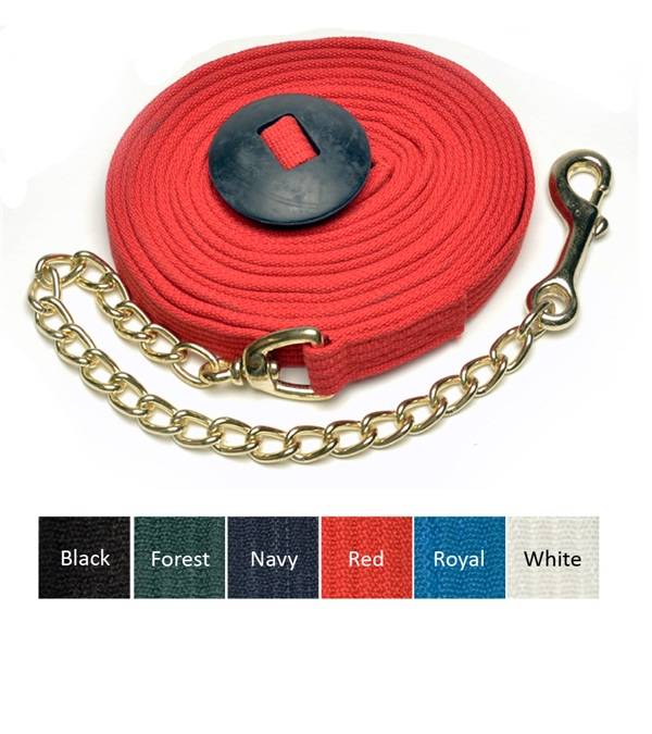Jacks Cotton Webbing Lunge Line