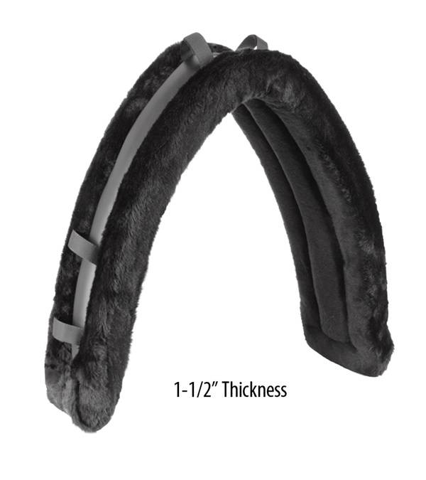 1086-BK Jacks 1-1/2 Double Thick Fleece Saddle Pad sku 1086-BK
