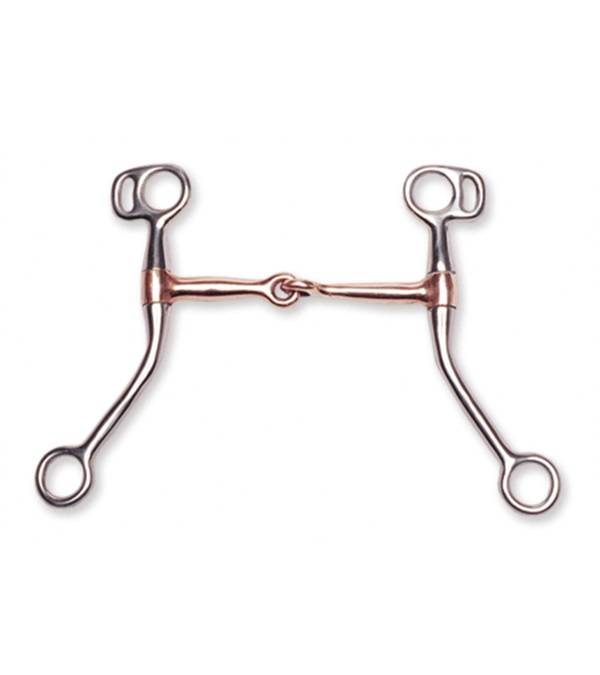 Jacks Copper Mouth Training Snaffle Bit