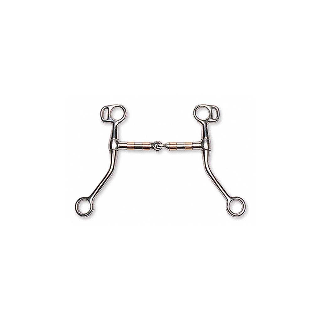 Jacks Copper Rollermouth Snaffle Bit