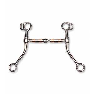 Jacks Copper Rollermouth Snaffle Bit
