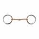 Jacks Copper Twisted Wire Ring Snaffle Bit