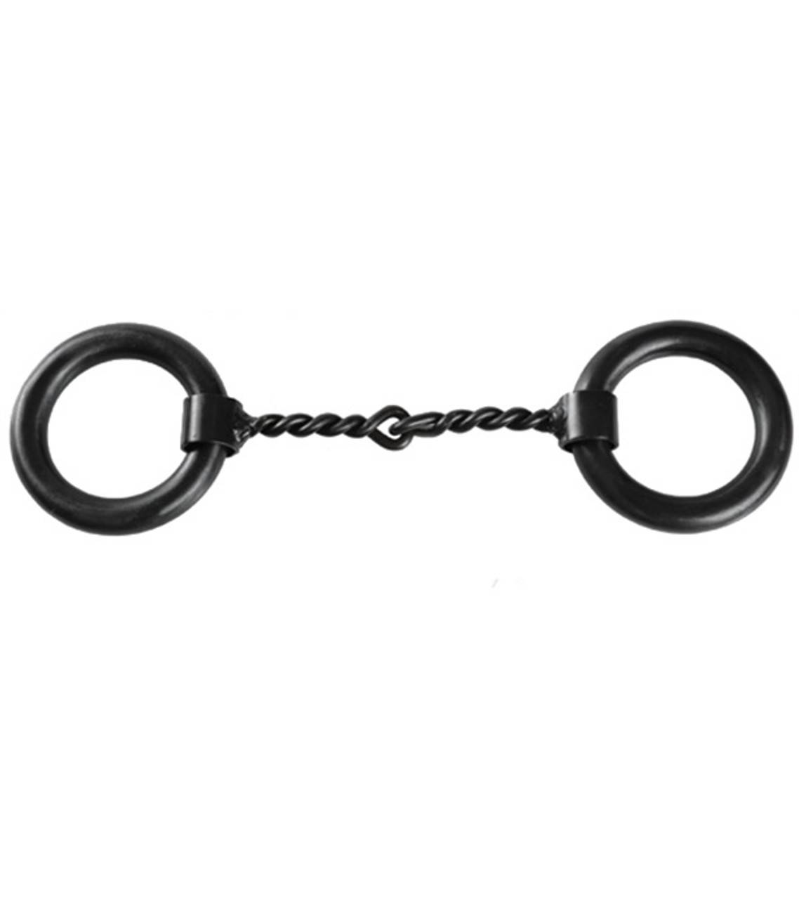 Jacks Donut Heavy Ring Twisted Snaffle Bit