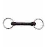 Jacks Rubber Covered Mouth Loose Ring Snaffle Bit