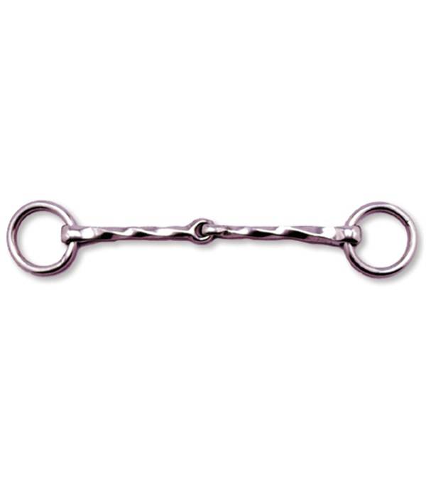 Jacks Ring Snaffle Bit Twisted
