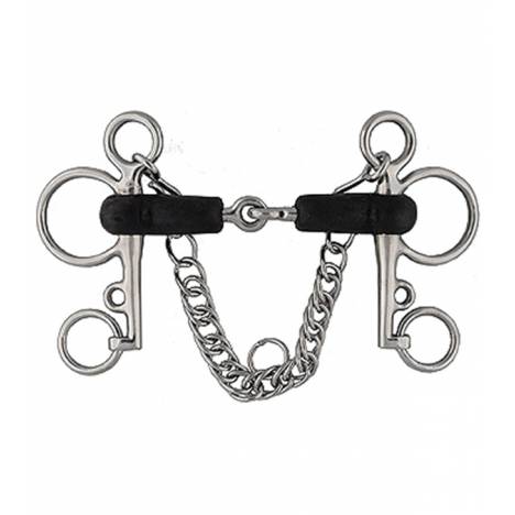 Jacks Rubber Mouth Pelham Bit