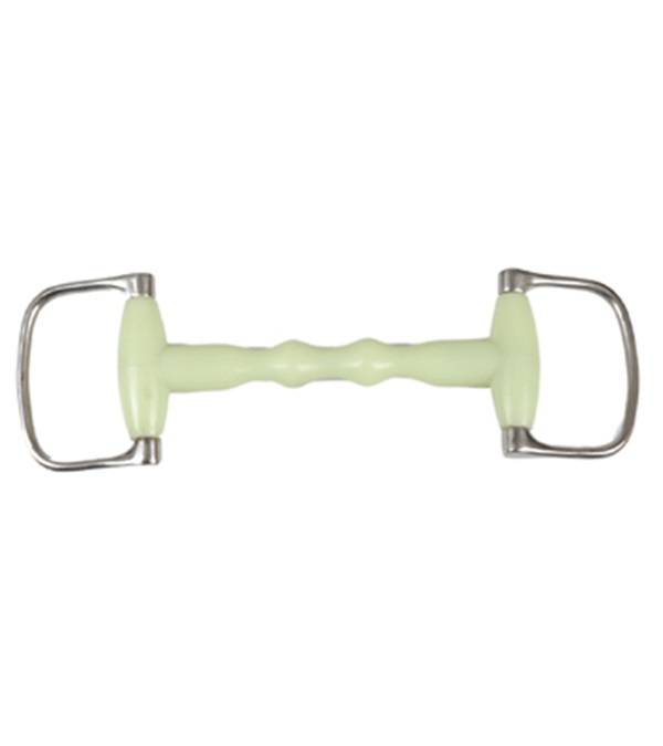 Jacks Apple Mullen Shaped Mouth Dee Ring Bit