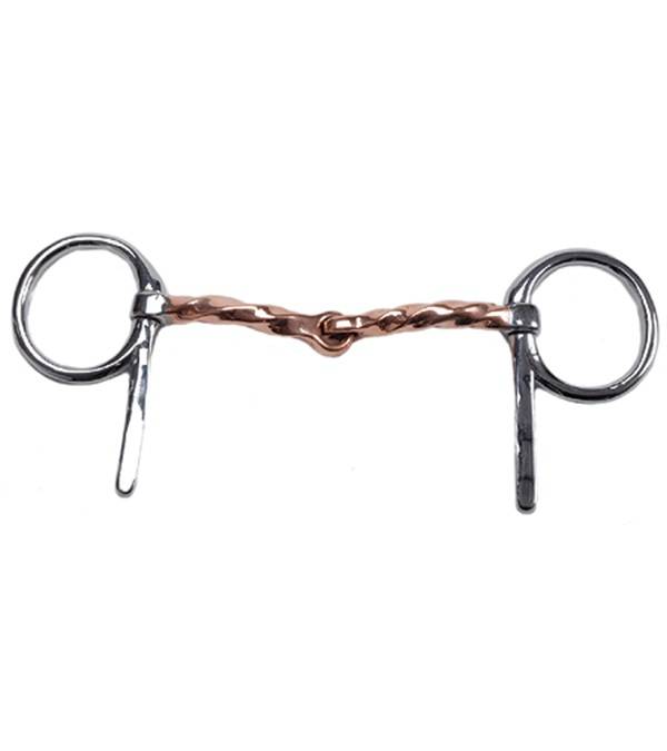 Jacks Slow Twist Copper Snaffle Bit