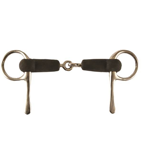 Jacks Soft Rubber Mouth Snaffle Bit