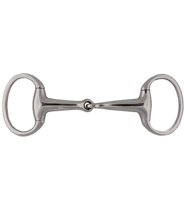 Jacks Solid Jointed Mouth Eggbutt Snaffle Bit