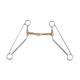 Jacks Training Snaffle Bit - Jointed Copper Mouth