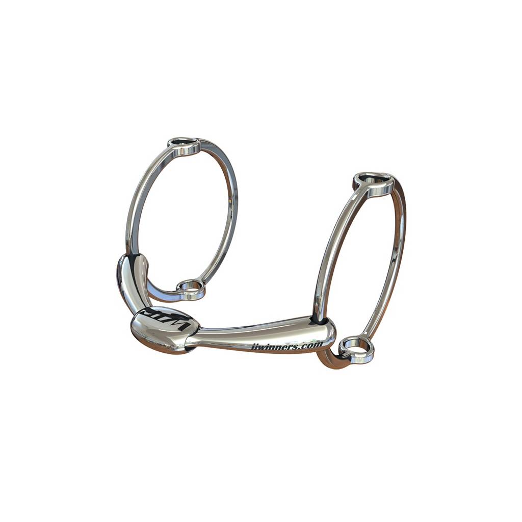 WTP (Winning Tongue Plate) Polo Gag Bit with Normal Plate & 67mm Rings