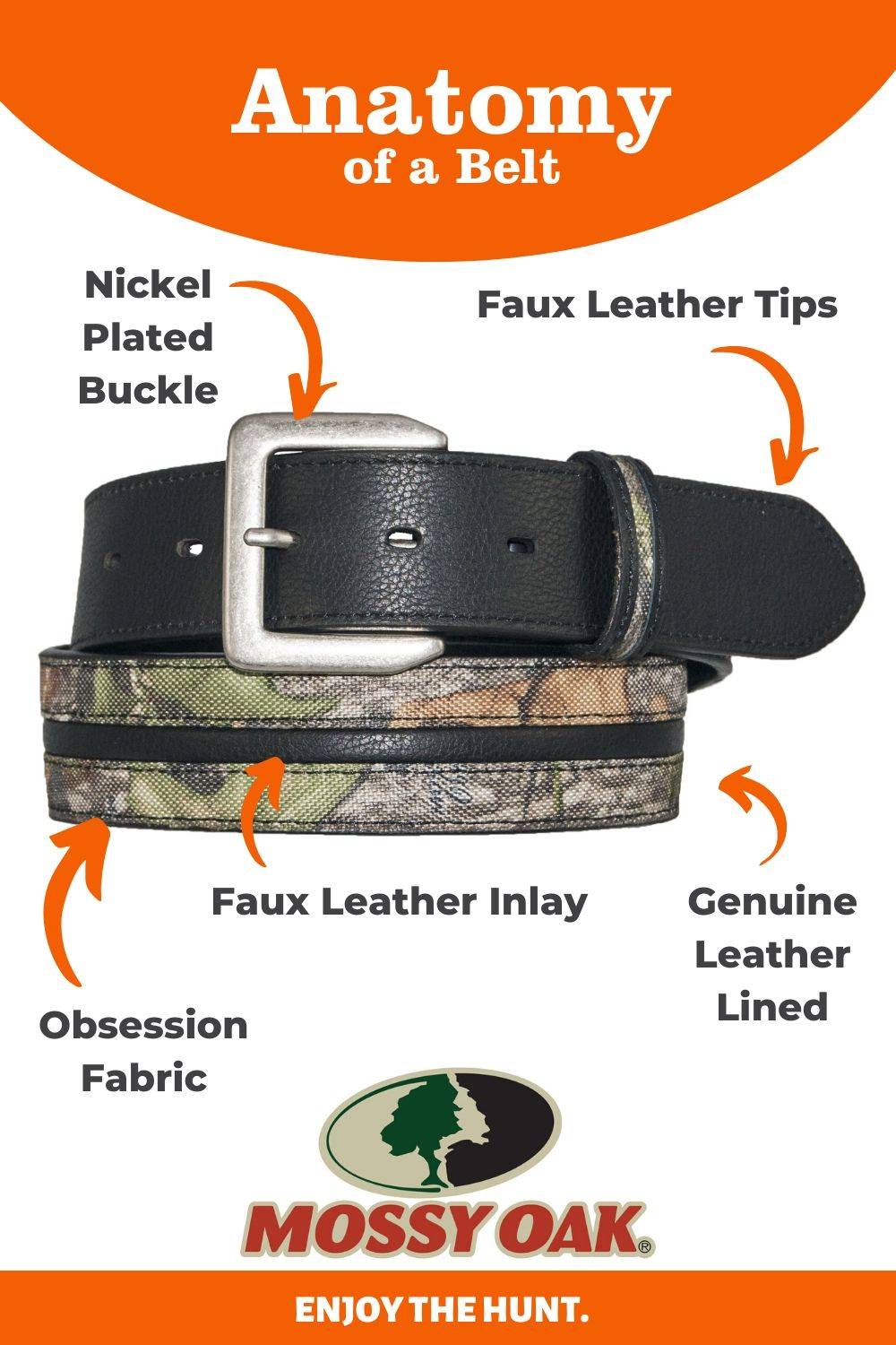 mossy oak obsession belt