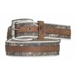 Mossy Oak Heavy Canvas & Leather Belt