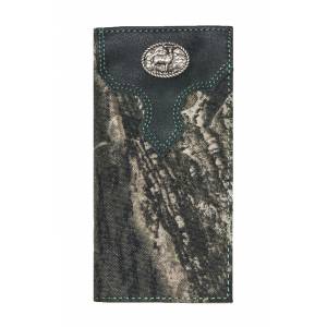 Mossy Oak Rodeo Wallet with Deer Concho