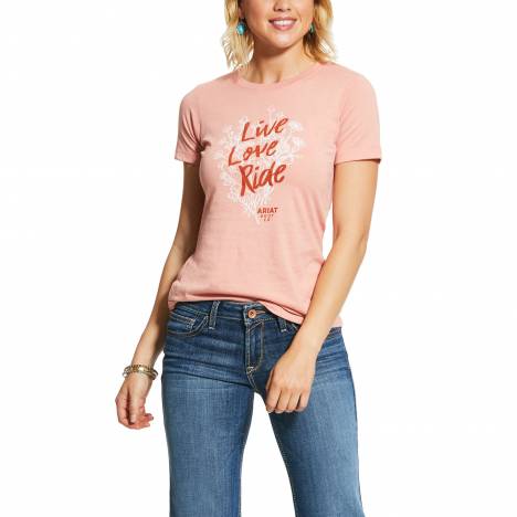 Ariat Ladies Live Love Ride Short Sleeve T-Shirt