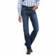 Ariat Ladies R.E.A.L. Mid Rise Arrow Fit Stretch Lucia Straight Jeans