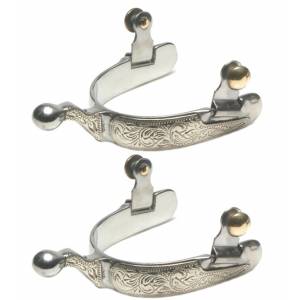 Jacks Show Spurs with Engraved German Silver Trim #11095
