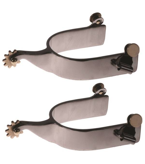 Jacks Mens Roping Spurs with Smooth Band