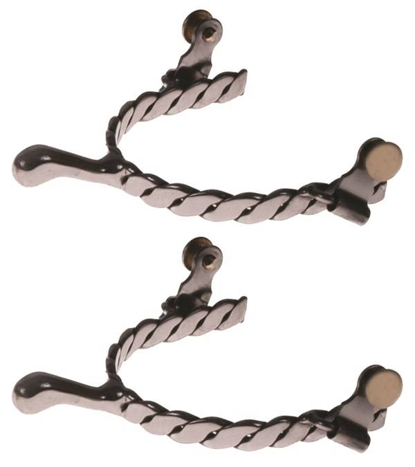 Jacks Twisted Knob End Spurs #115 - Sold in Pairs