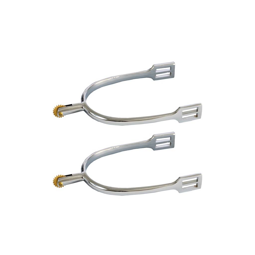 Jacks Dressage Spurs with Brass Rowel - Sold in Pairs