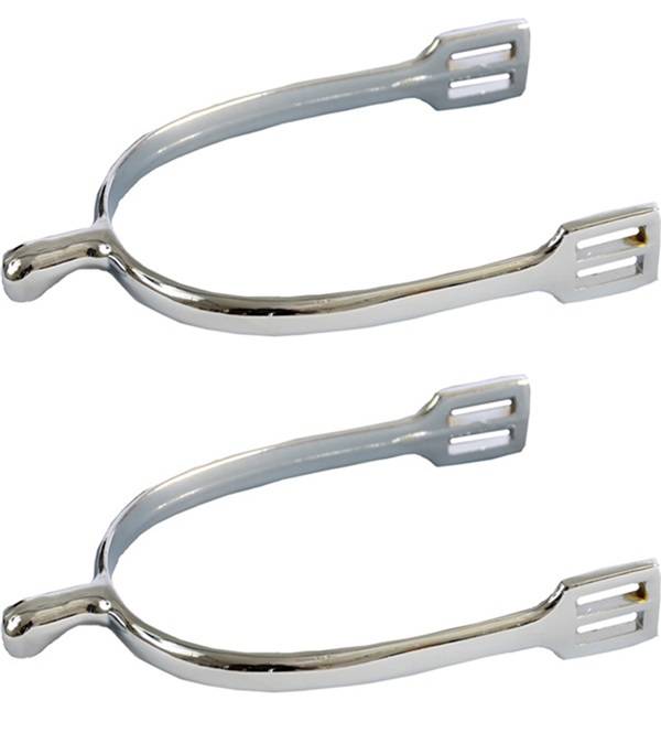 Jacks Mens Dressage Spurs with Knob End Neck #20262 - Sold in Pairs